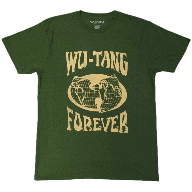 Rock Off Wu Tang Forever T-Shirt - Green