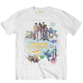 Rock Off Yellow Sub Vintage Movie T Shirt White