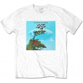 Rock Off Yes Heaven And Earth T Shirt in White