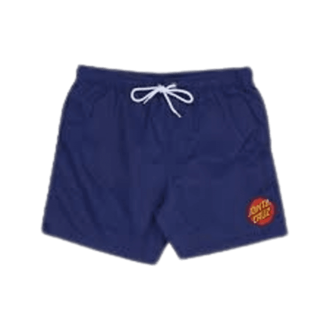 Santa Cruz Classic Dot Swim shorts in Rich Navy