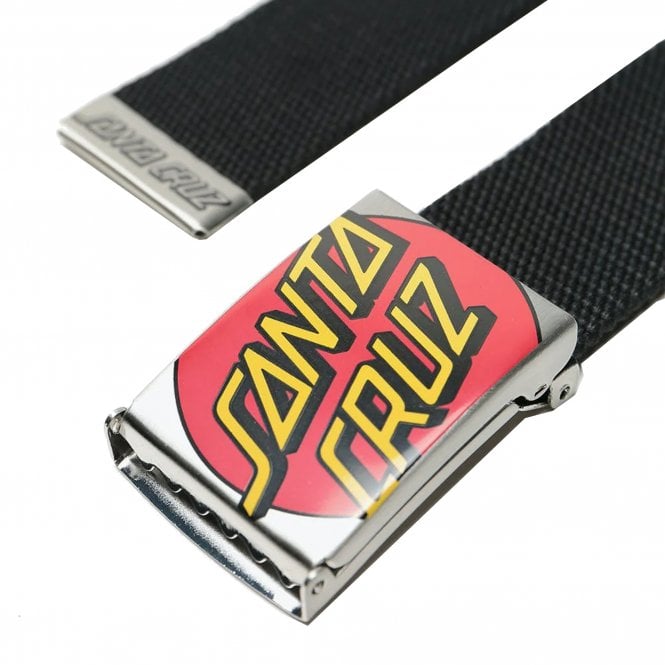 Santa Cruz Crop Dot Belt in Black