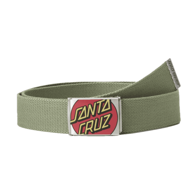 Santa Cruz Crop Dot Belt - Moon Rock Green