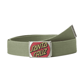 Santa Cruz Crop Dot Belt - Moon Rock Green
