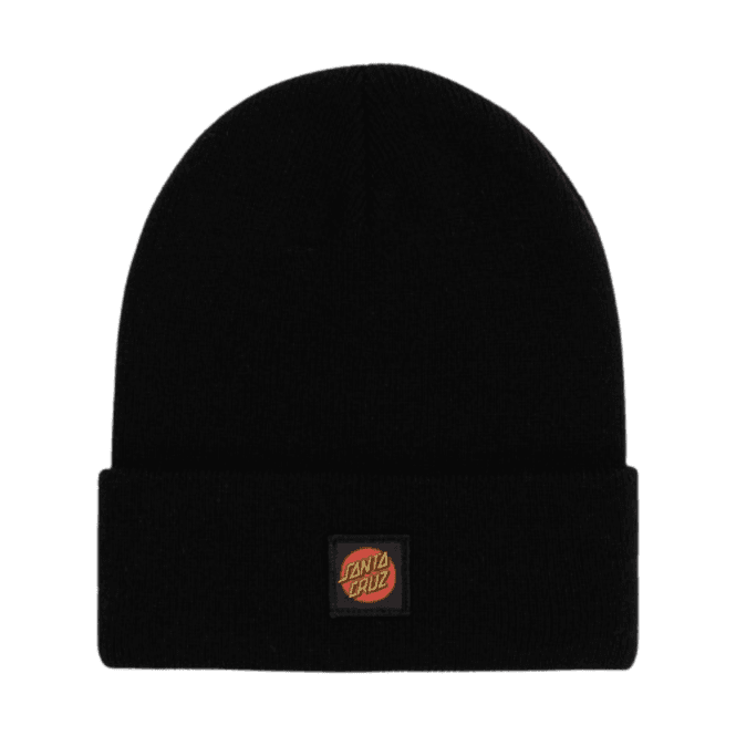 Santa Cruz Cruz Label Beanie in Black