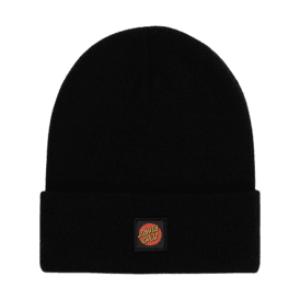 Santa Cruz Cruz Label Beanie in Black