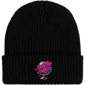 Santa Cruz Cryptic World Beanie in Black