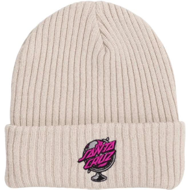 Santa Cruz Cryptic World Beanie in Warm Grey