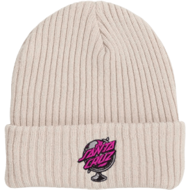 Santa Cruz Cryptic World Beanie in Warm Grey