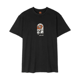 Santa Cruz Delfino Flower Guy T-shirt in Black