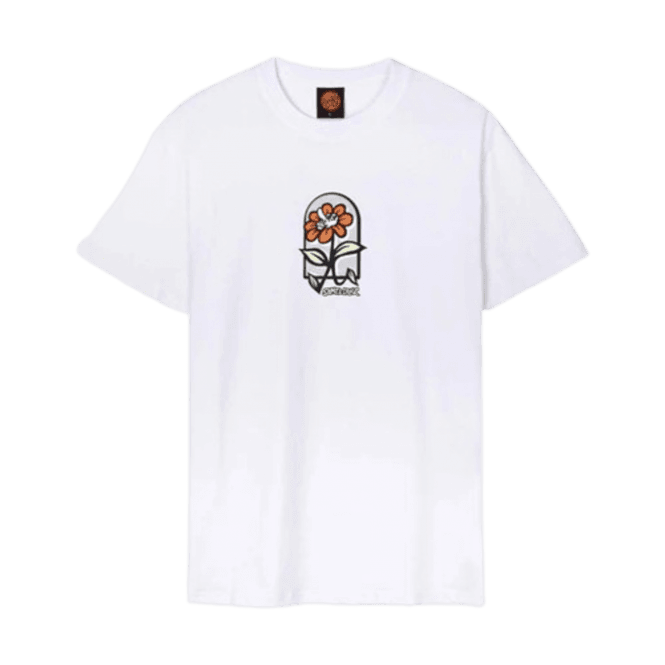 Santa Cruz Delfino Flower Guy T-shirt White