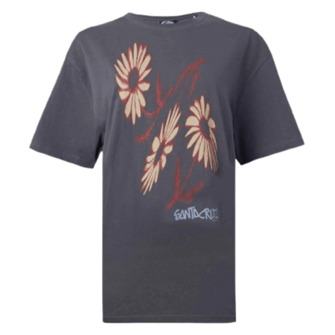 Santa Cruz Dizzy Daisy T-shirt in Slate