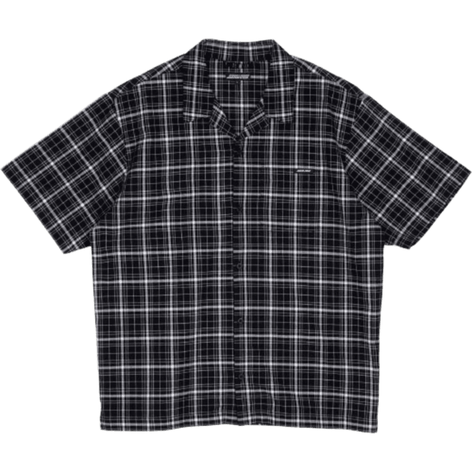 Santa Cruz Flint Ss Shirt in Black Check