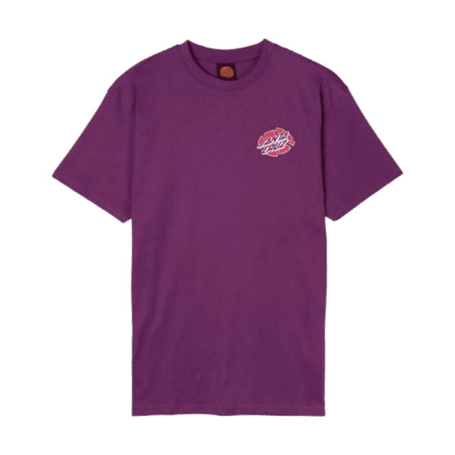 Santa Cruz Grabke Exploding Dot T-shirt in Fresh Purple