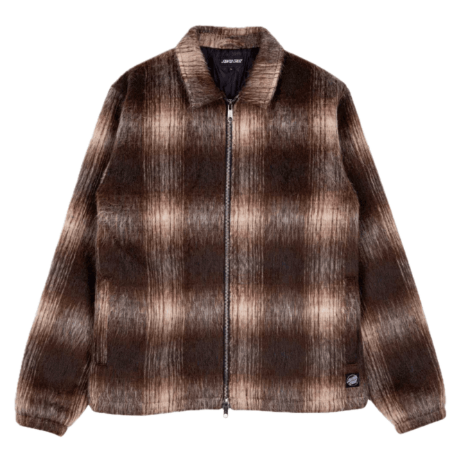 Santa Cruz Hideout Jacket - Brown Check