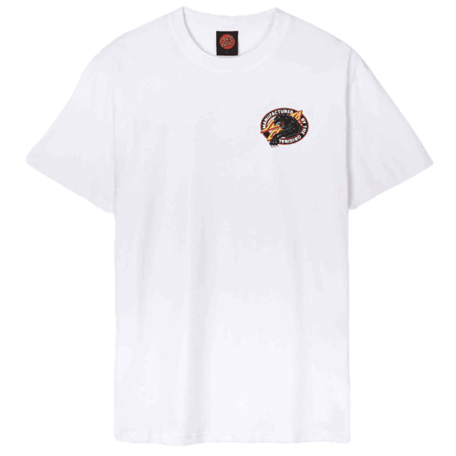 Santa Cruz Natas SC Panther T-Shirt - White