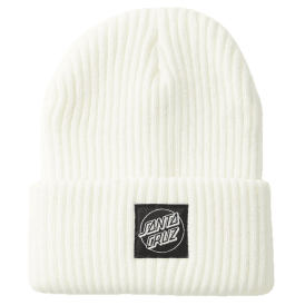 Santa Cruz Opus Dot Label Beanie - Unbleached Cotton