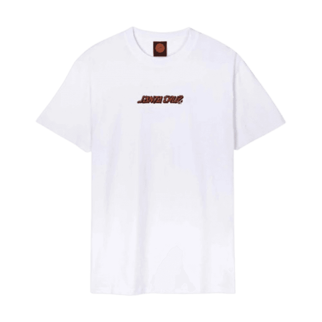 Santa Cruz Roskopp Monster Strip T-shirt in White