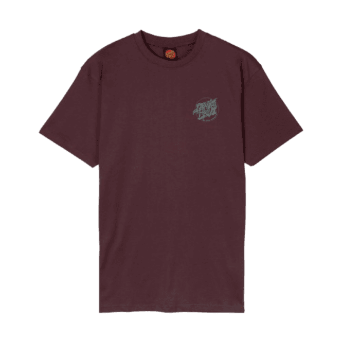 Santa Cruz Scourge Dot T-shirt In Dark Plum