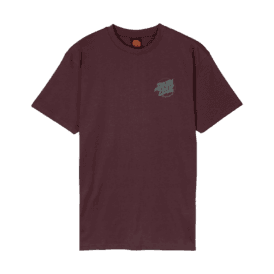Santa Cruz Scourge Dot T-shirt In Dark Plum