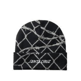 Santa Cruz Spot Chain Beanie in Black