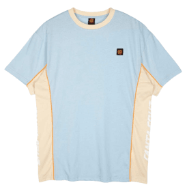 Santa Cruz Strip Racer T-Shirt - Blue/Blond Wood