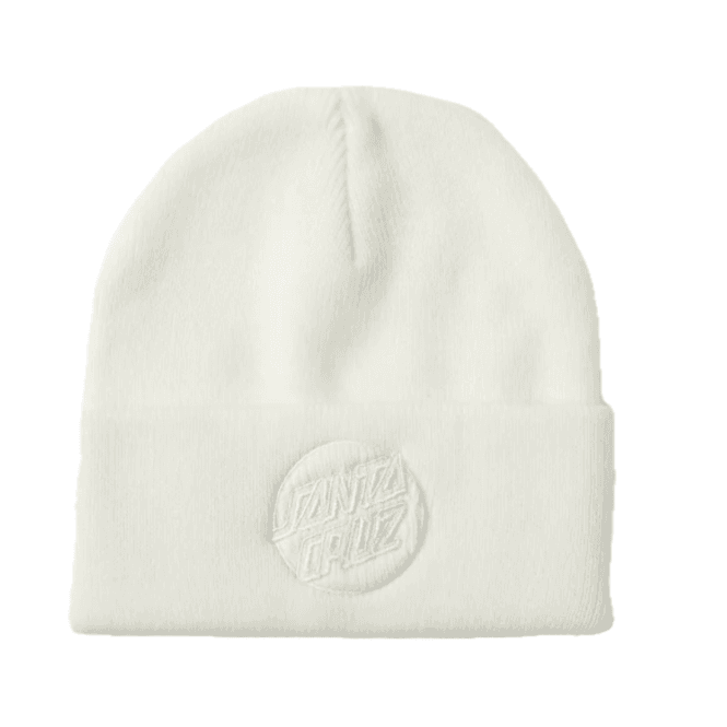 Santa Cruz Tonal Opus Dot Beanie - Unbleached Cotton Cream