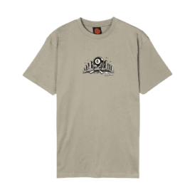 Santa Cruz Winkowski Curb Front T-shirt Stone Grey