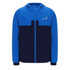 Sergio Tacchini Alba Hooded Jacket in Princess Blue/maritime Blue