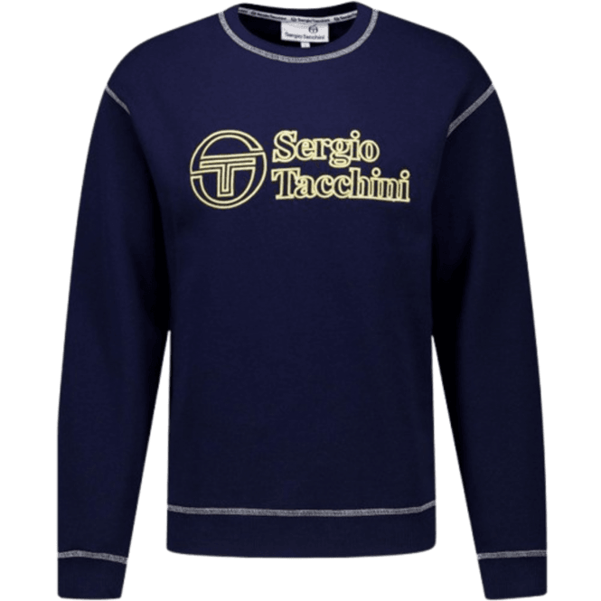 Sergio Tacchini Cameri Crew Sweat Maritime Blue/white