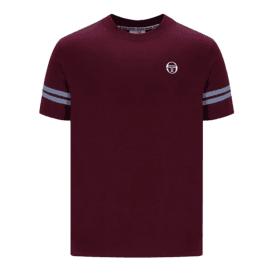 Sergio Tacchini Grello Crew Neck T Shirt in Fig/country Blue