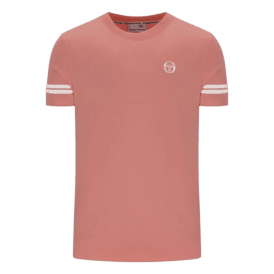 Sergio Tacchini Grello Crew Neck T Shirt Light Mahogany/white