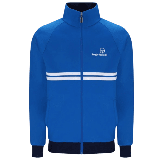 Sergio Tacchini New Dallas Tt Track Top in Princess Blue/white/maritime B