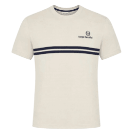 Sergio Tacchini New Supermac T Shirt in Peyote/maritime Blue