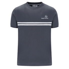 Sergio Tacchini New Supermac T Shirt in Turbulence/white/black