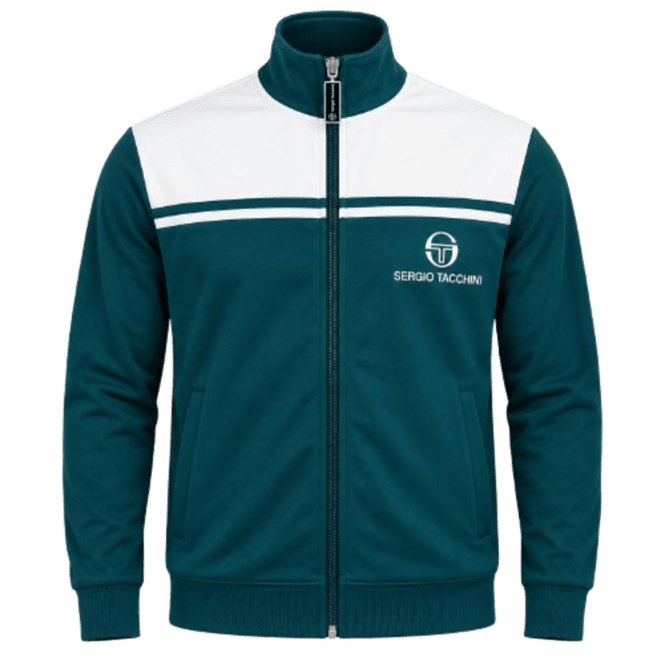 Sergio Tacchini New Y/l Tt Track Top Deep Teal/gardenia