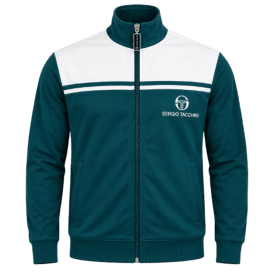 Sergio Tacchini New Y/l Tt Track Top Deep Teal/gardenia
