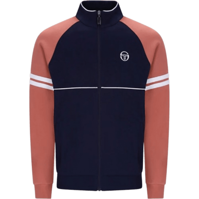 Sergio Tacchini Orion Tj Track Jacket Maritime Blue/light Mahogany/w