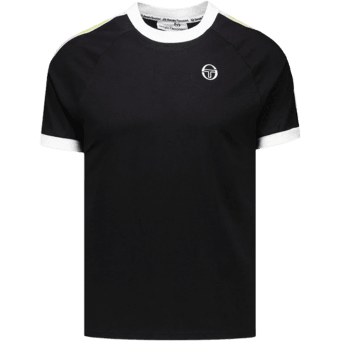 Sergio Tacchini Pino Ringer T-shirt Black/white