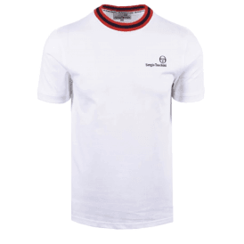 Sergio Tacchini Rainer Fc T-shirt White/maritime Blue/adrenaline