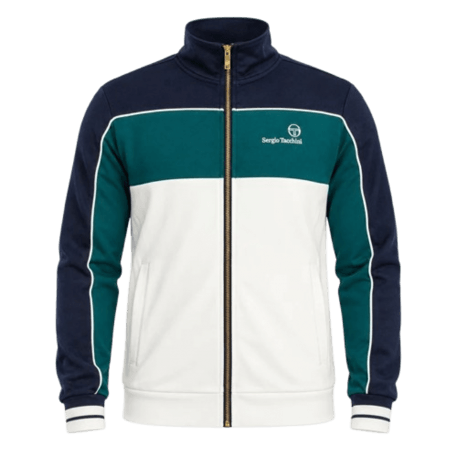 Sergio Tacchini Spiga Tt Track Top Maritime Blue/deep Green/garde