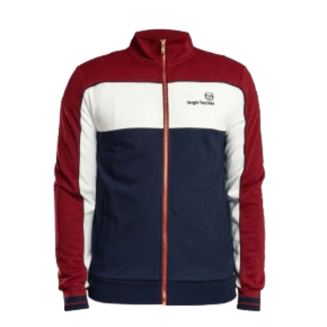 Sergio Tacchini Spiga Tt Track Top Merlot/gardenia/maritime Blue