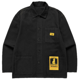 Service Works Canvas Chore Shirt - Black