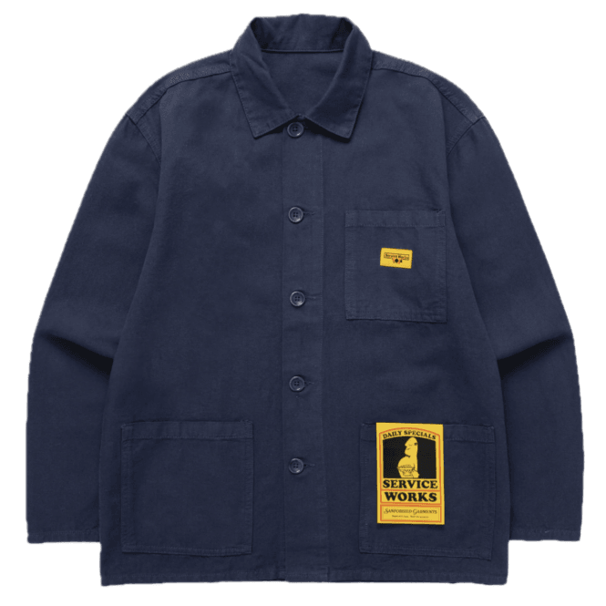 Service Works Canvas Chore Shirt - Dark Navy