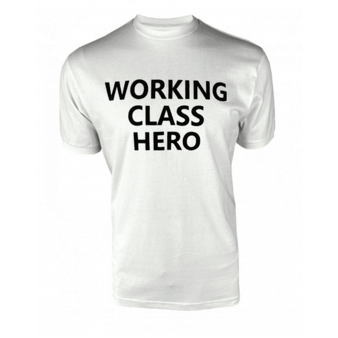 Ska and Soul Working Class Heroes Lennon Peached T-Shirt - White