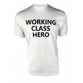 Ska and Soul Working Class Heroes Lennon Peached T-Shirt - White