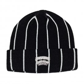 Snack Skateboards Razor Sharp Beanie in Black