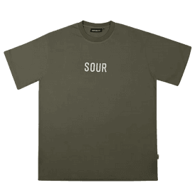 Sour Solution Drawn T-Shirt - Olive Green