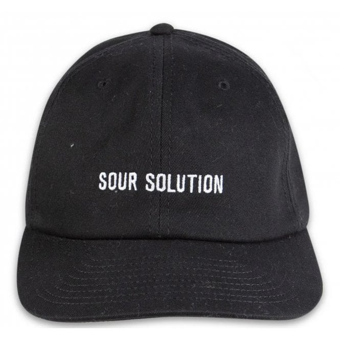 Sour Solution Sour Snapback Cap - Black