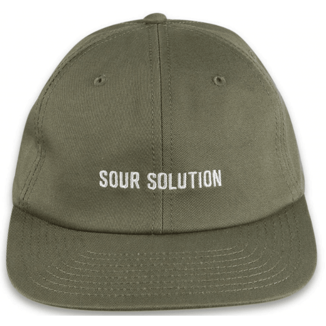 Sour Solution Sour Snapback Cap - Olive Green