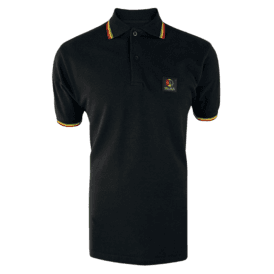 Trojan Flag Badge Pique Polo Rasta